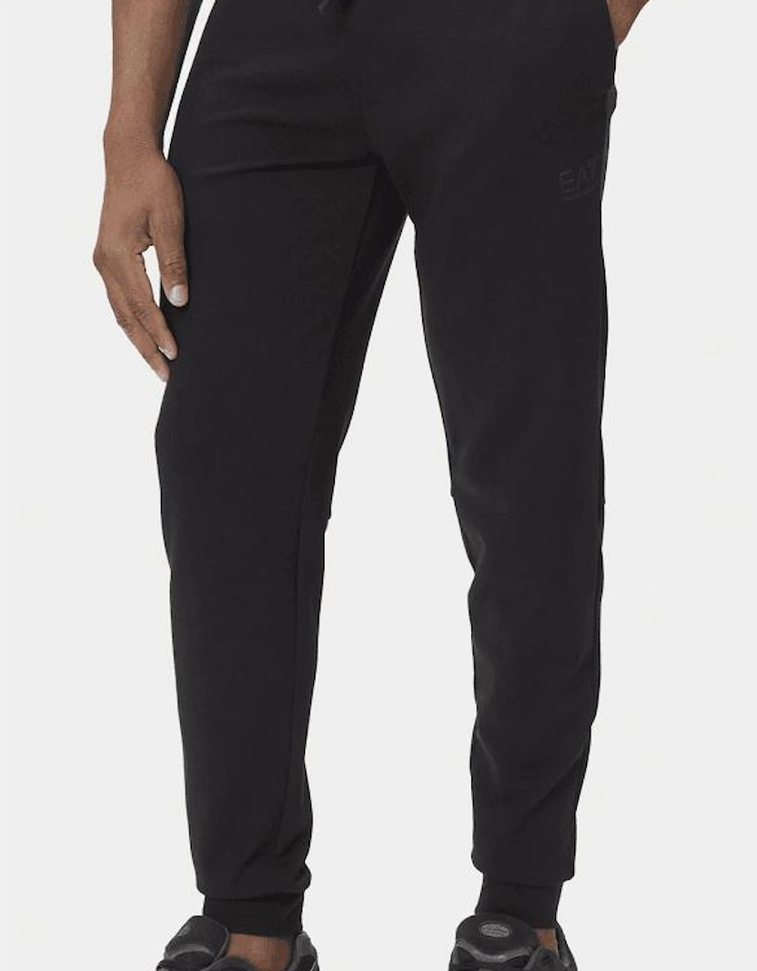 Ventus7 Performance Cotton Zip Hooded Black Tracksuit
