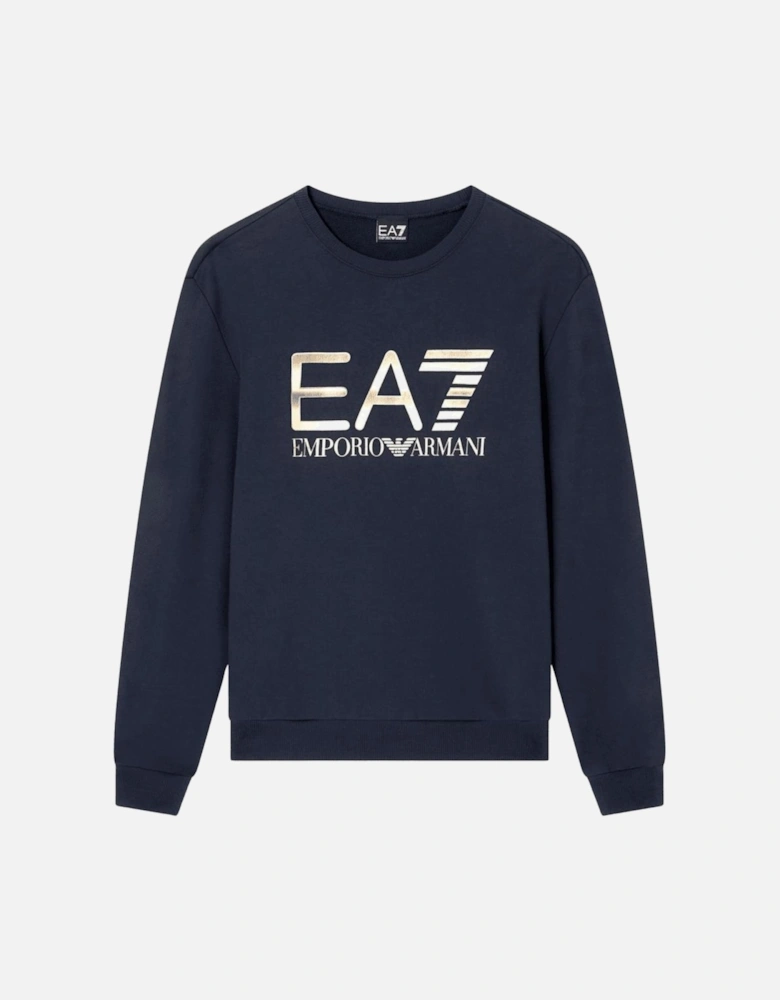 Regular Fit Navy/Gold Sweatshirt