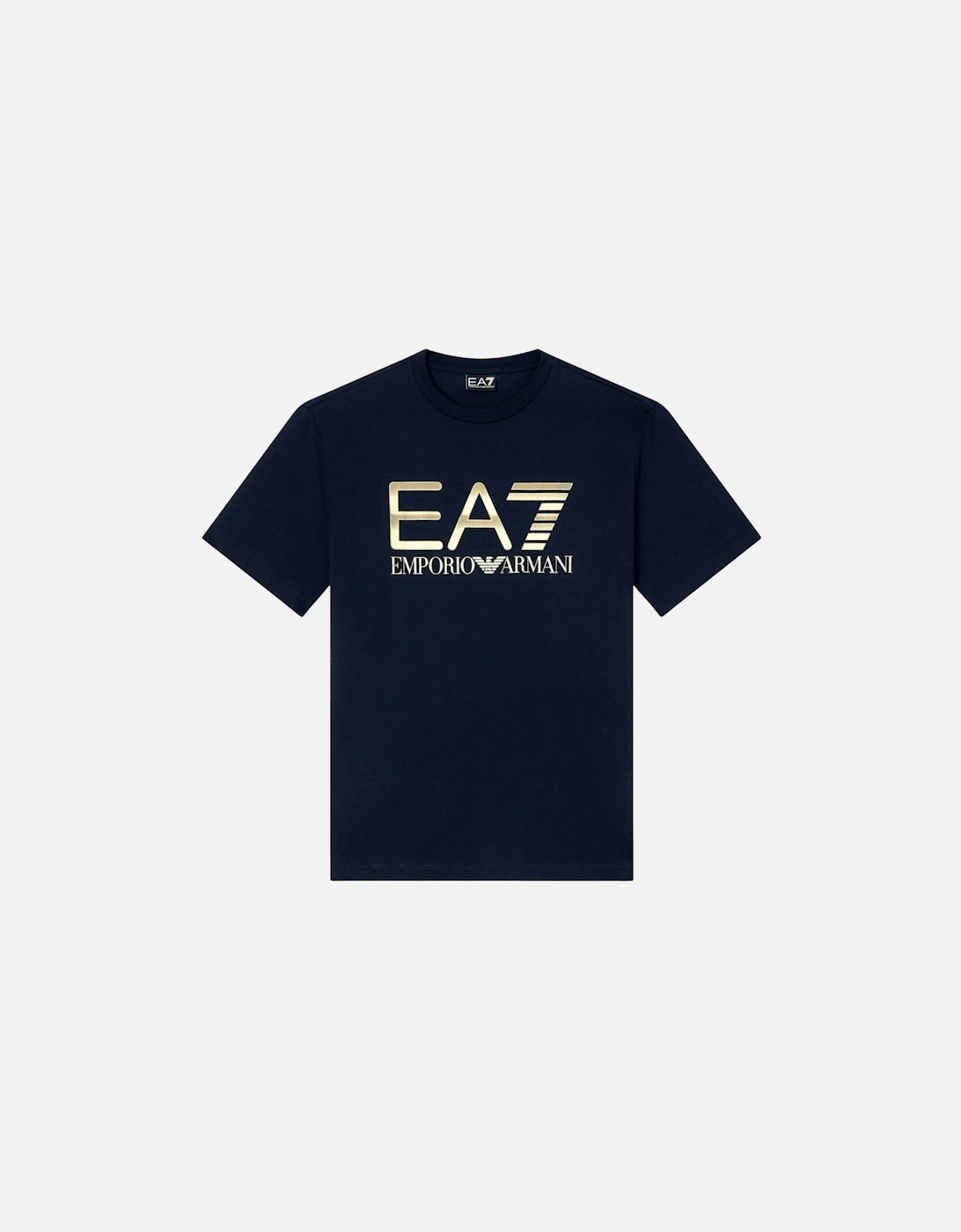 Graphic Logo Navy/Gold T-Shirt, 4 of 3