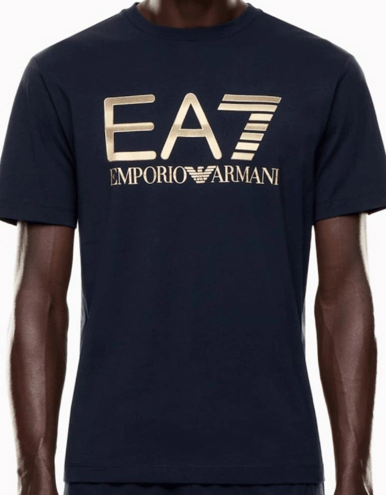 Graphic Logo Navy/Gold T-Shirt