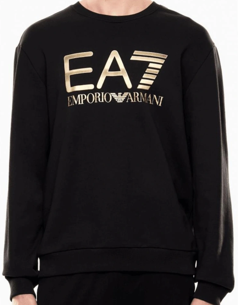Regular Fit Black/Gold Sweatshirt