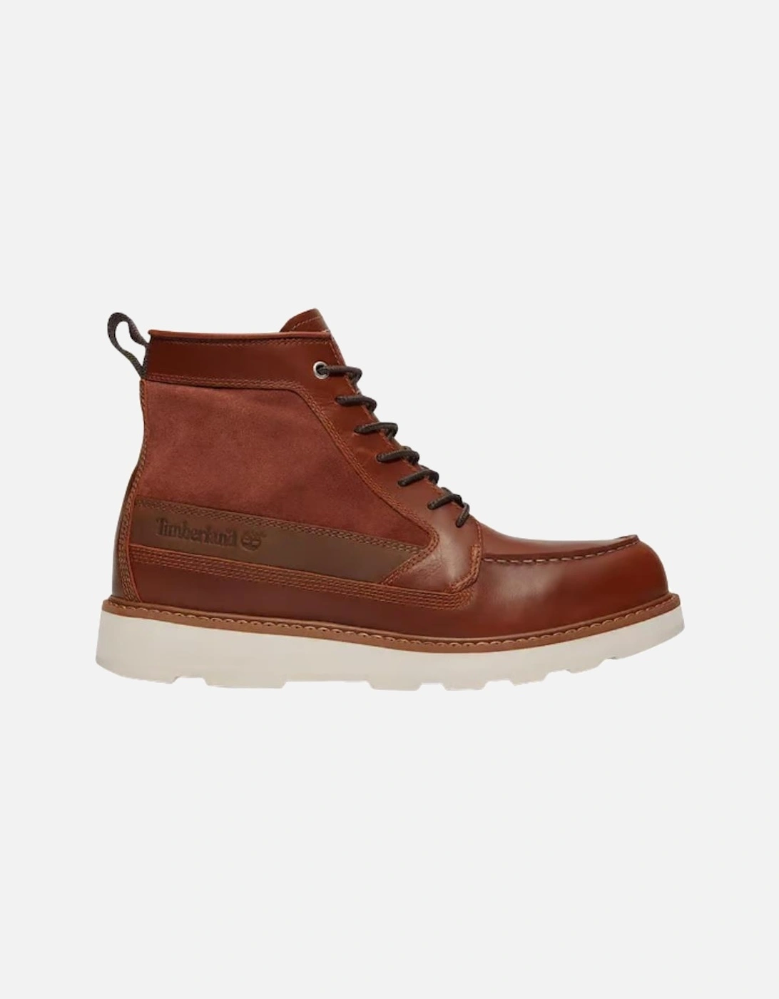 Men's Timberland Britton Mills Mid Lace Waterproof Boots - Rust - Brown - Size: 8