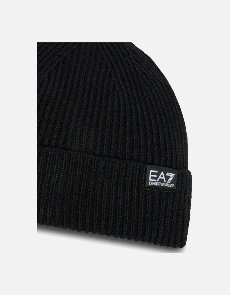 Patch Logo Beanie - Black