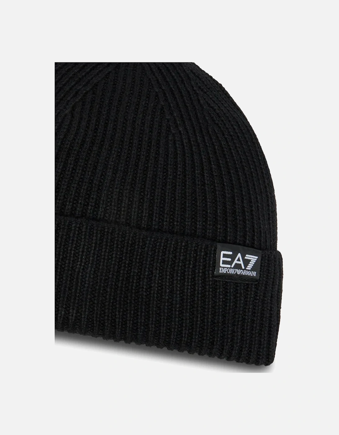 Patch Logo Beanie - Black