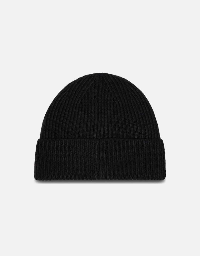 Patch Logo Beanie - Black