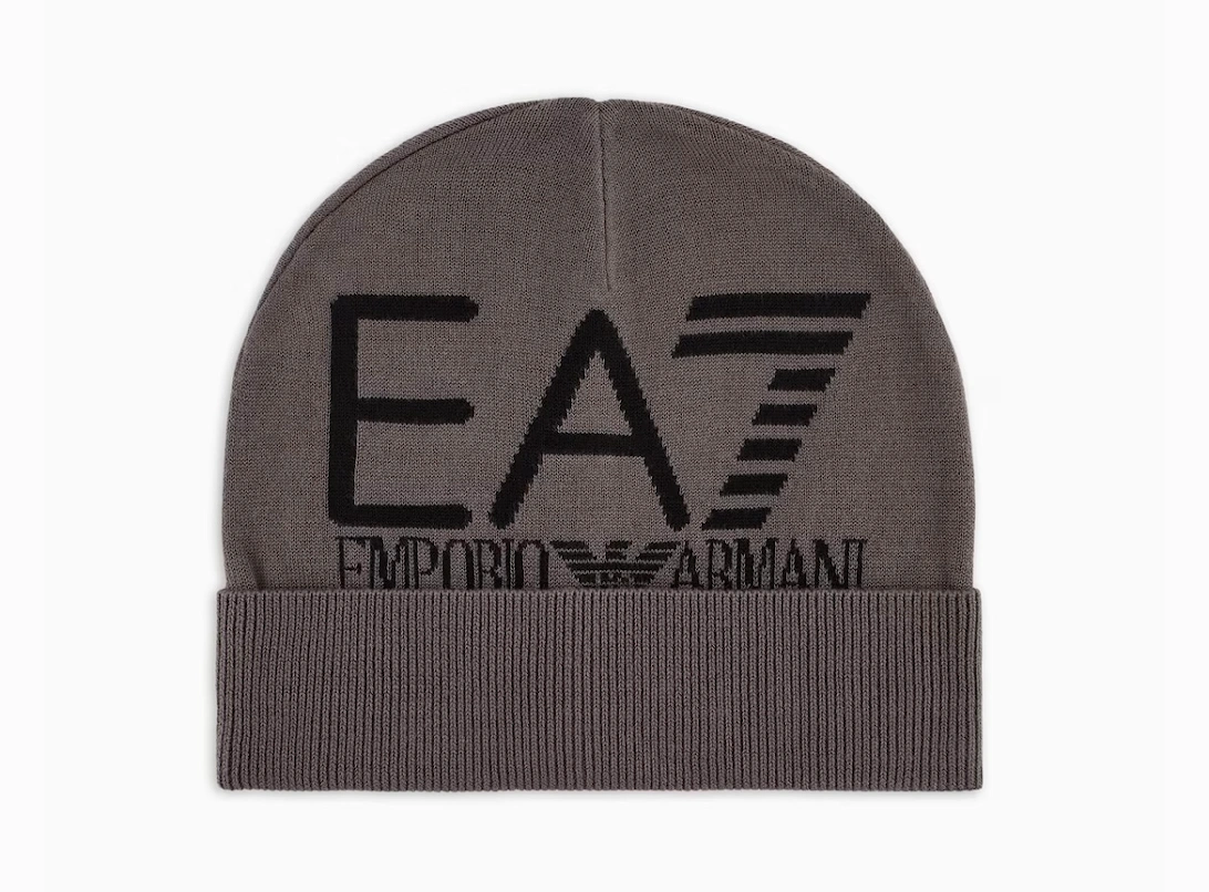 Oversize Logo Beanie - Grey, 3 of 2