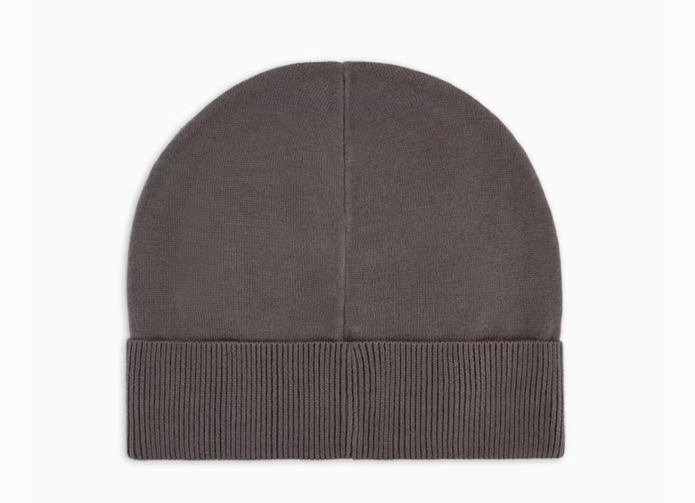 Oversize Logo Beanie - Grey
