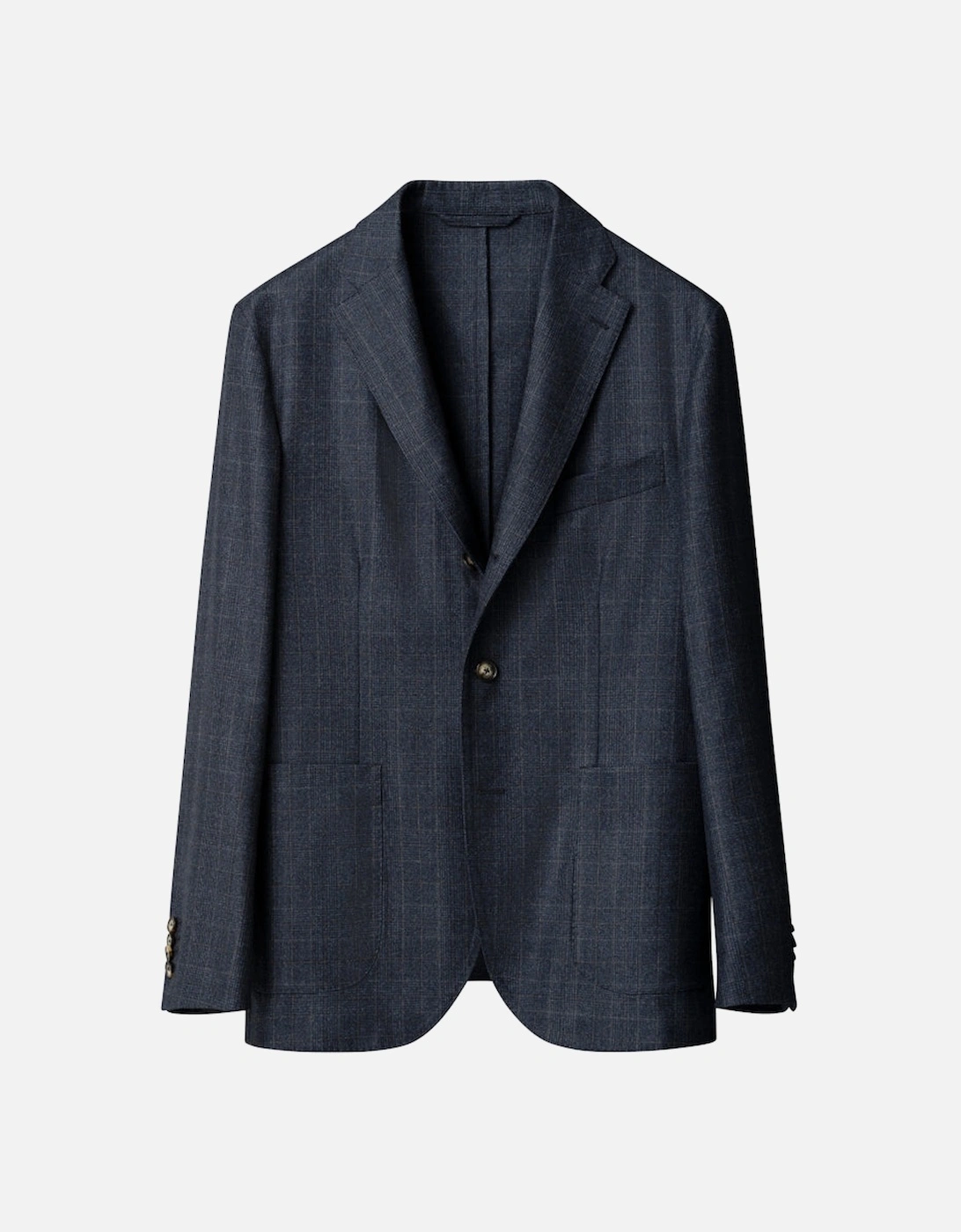 Wool Check Jacket 28 Navy, 3 of 2