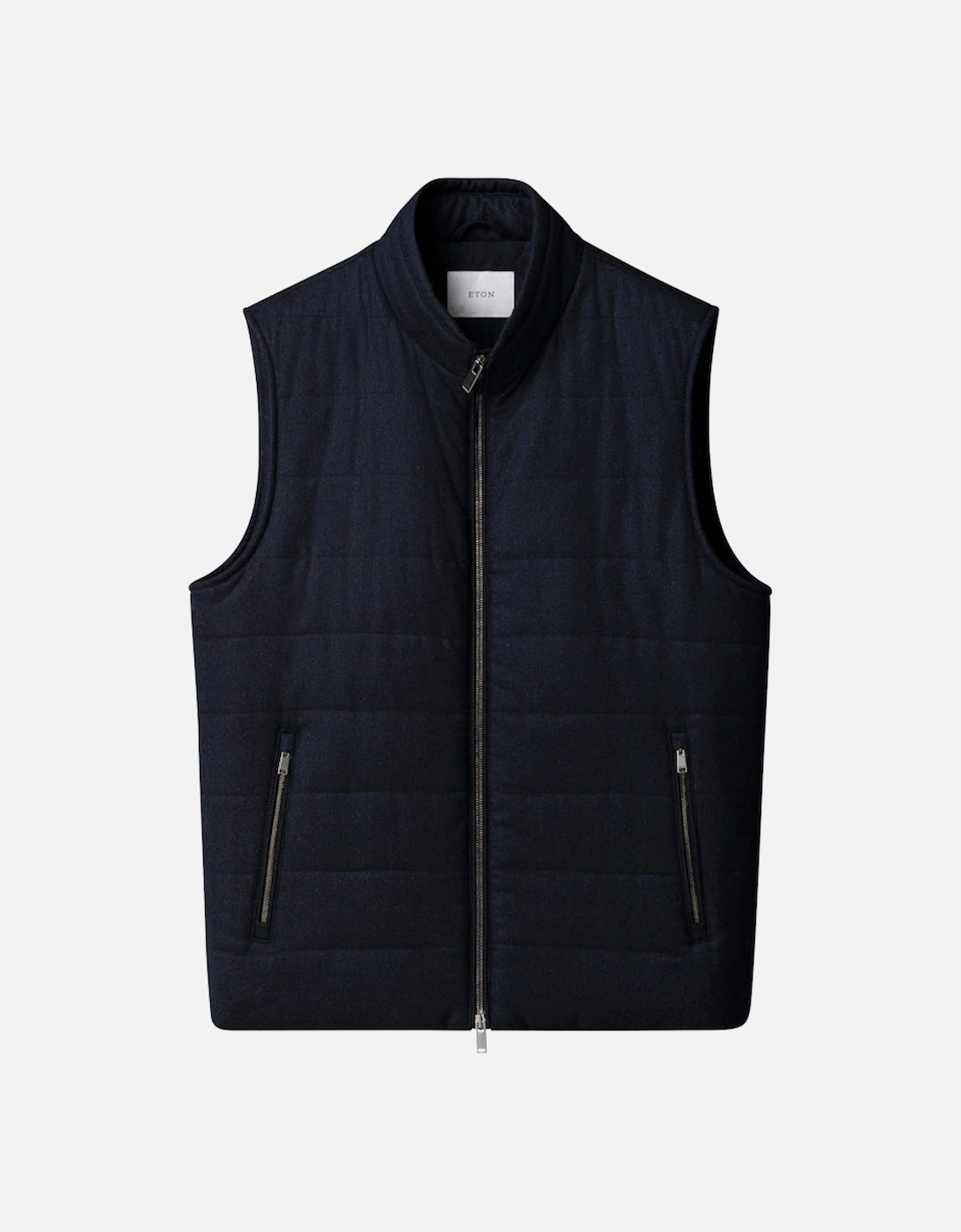 Wool Padded Vest 28 Navy, 3 of 2