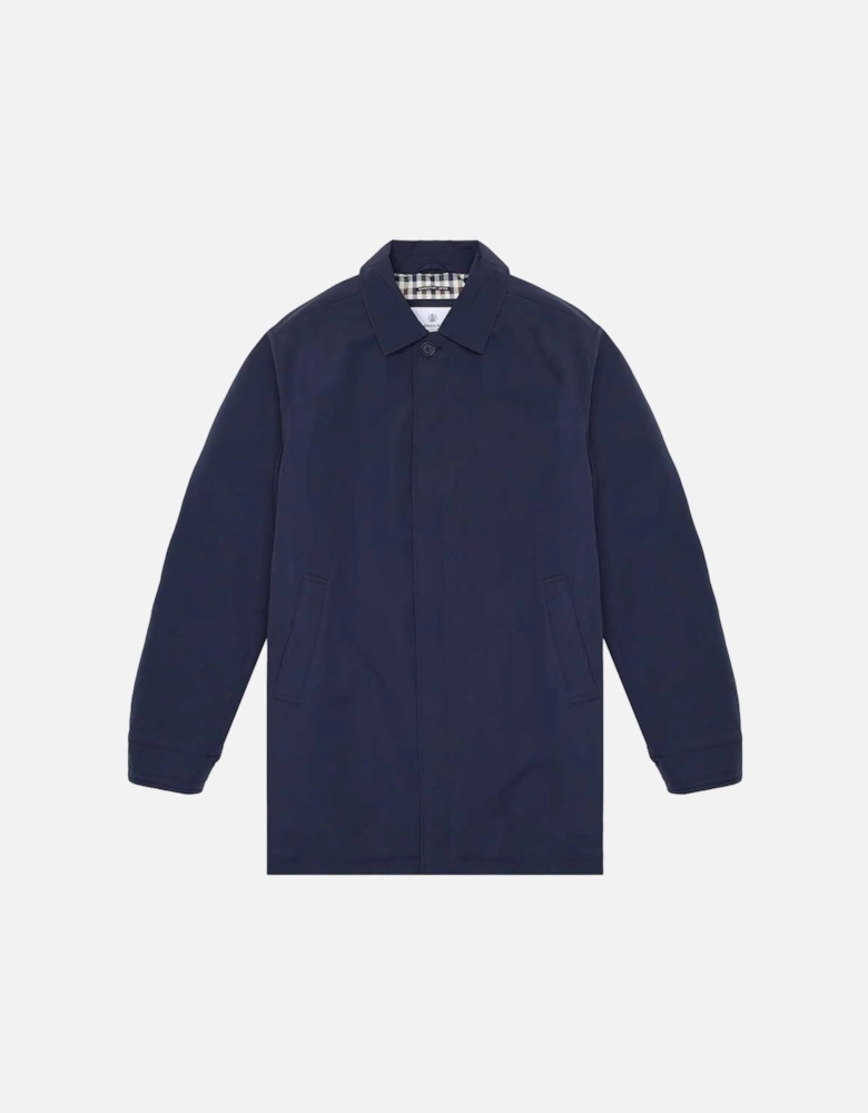 Shell Active Mid Trench Coat - Navy