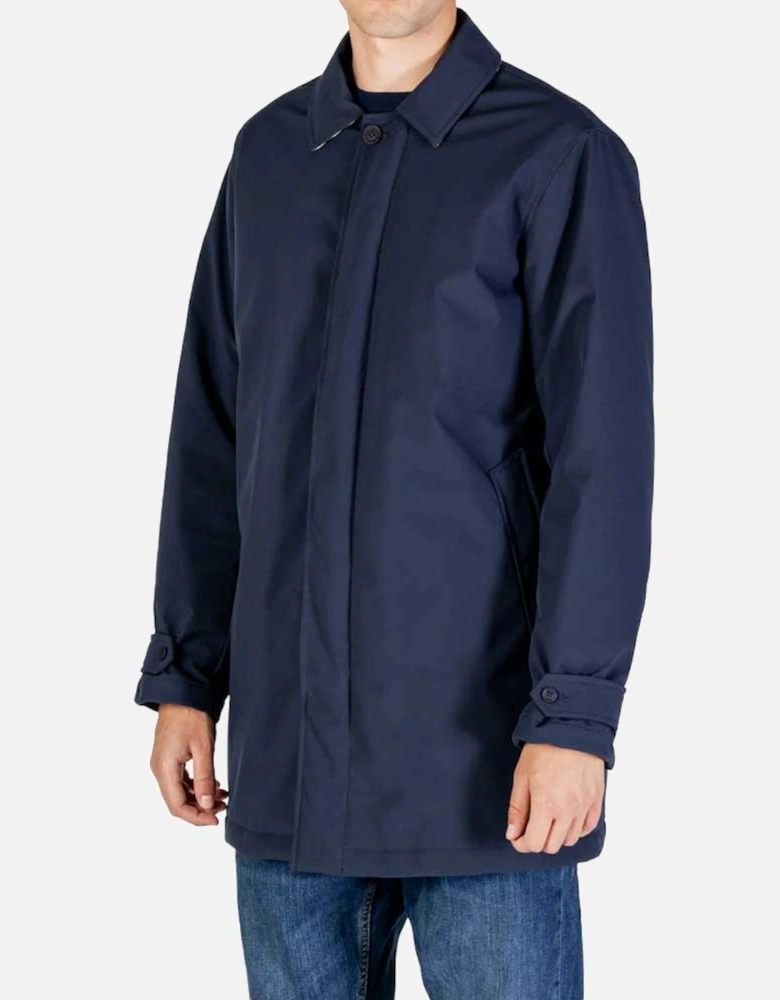 Shell Active Mid Trench Coat - Navy