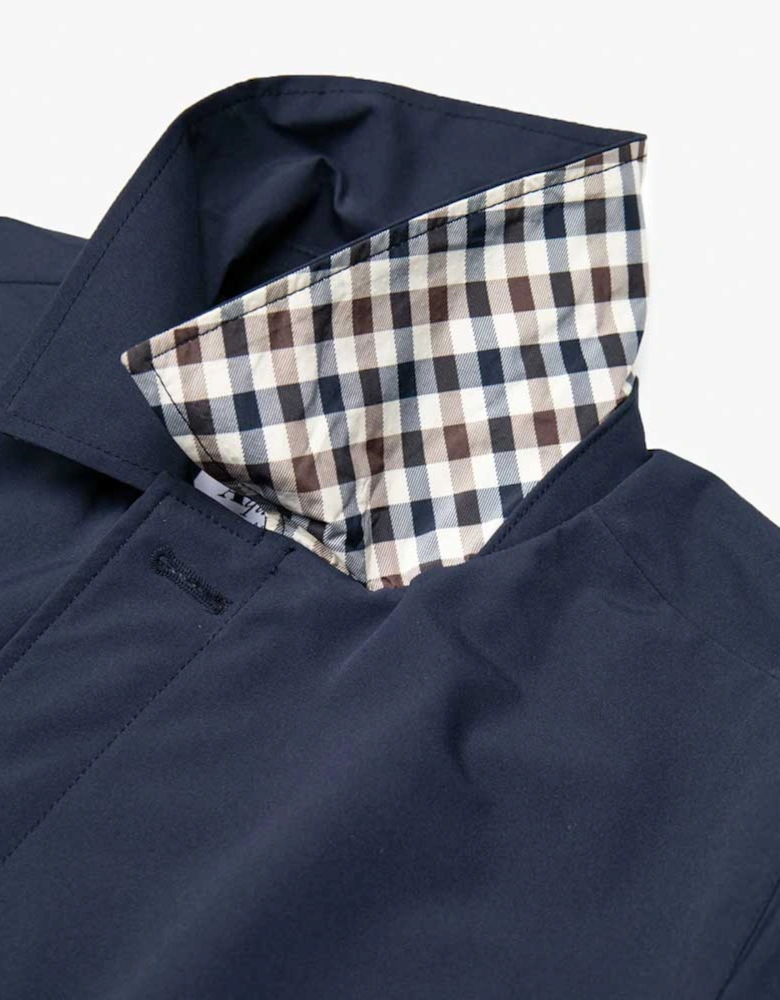 Shell Active Mid Trench Coat - Navy