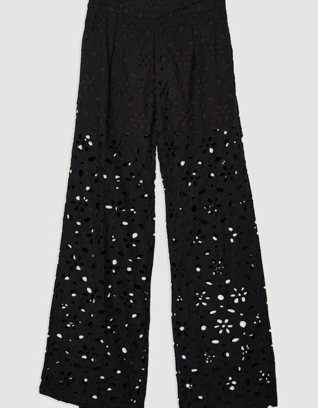 Cotton Broderie Woven Trouser