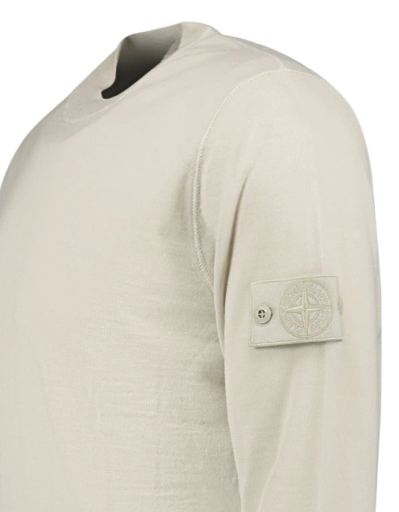 Ghost Wool Crew Neck Jumper Beige