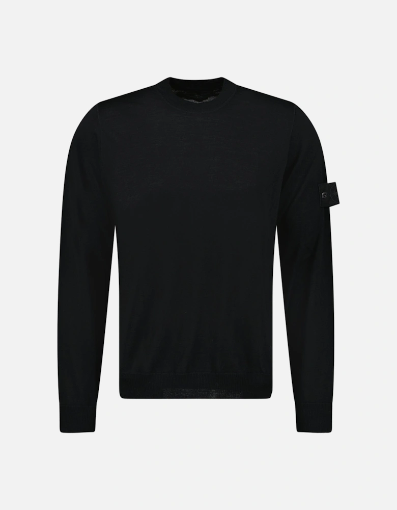 Ghost Wool Crew Neck Jumper Black