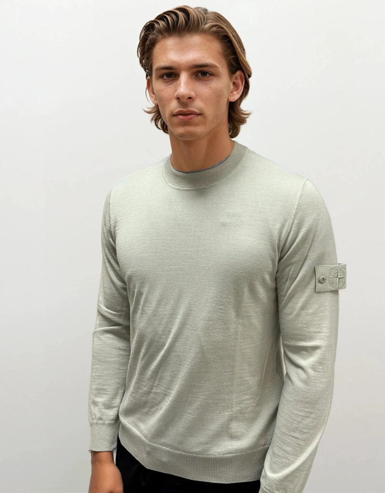 Ghost Wool Crew Neck Jumper Beige