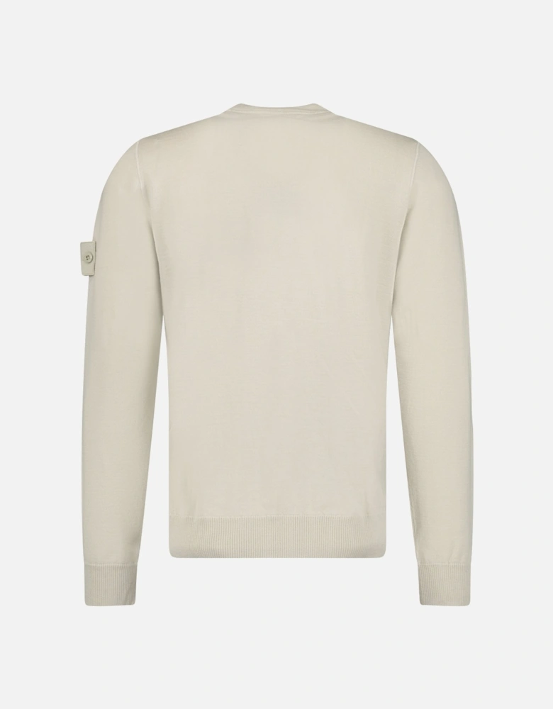 Ghost Wool Crew Neck Jumper Beige