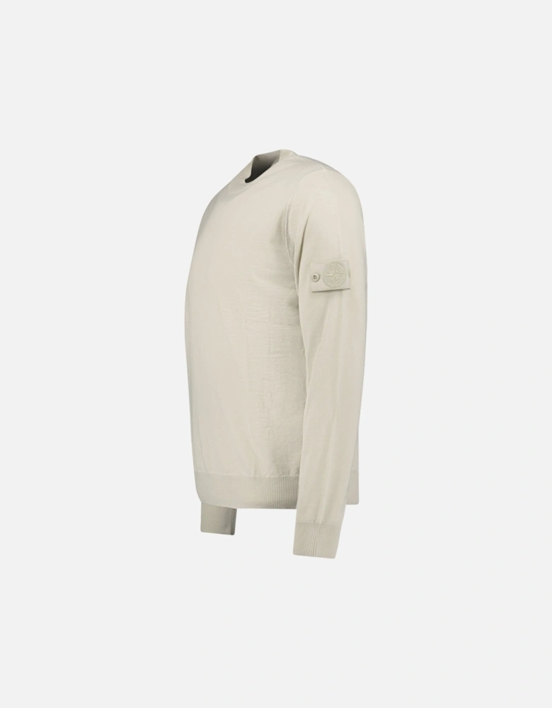 Ghost Wool Crew Neck Jumper Beige