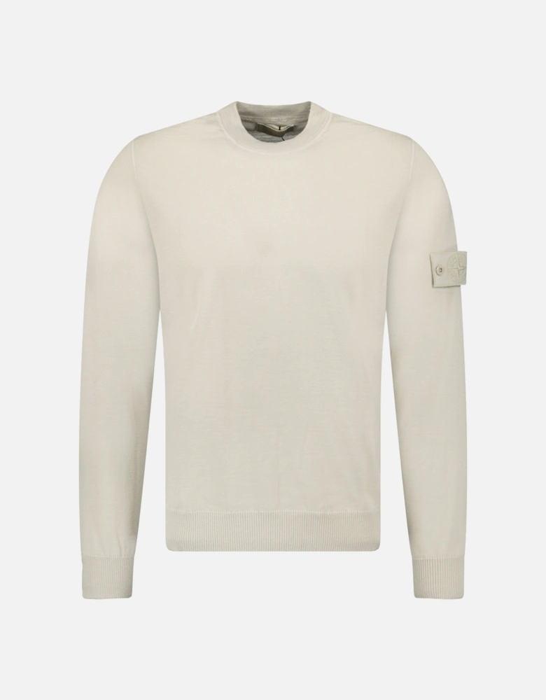 Ghost Wool Crew Neck Jumper Beige