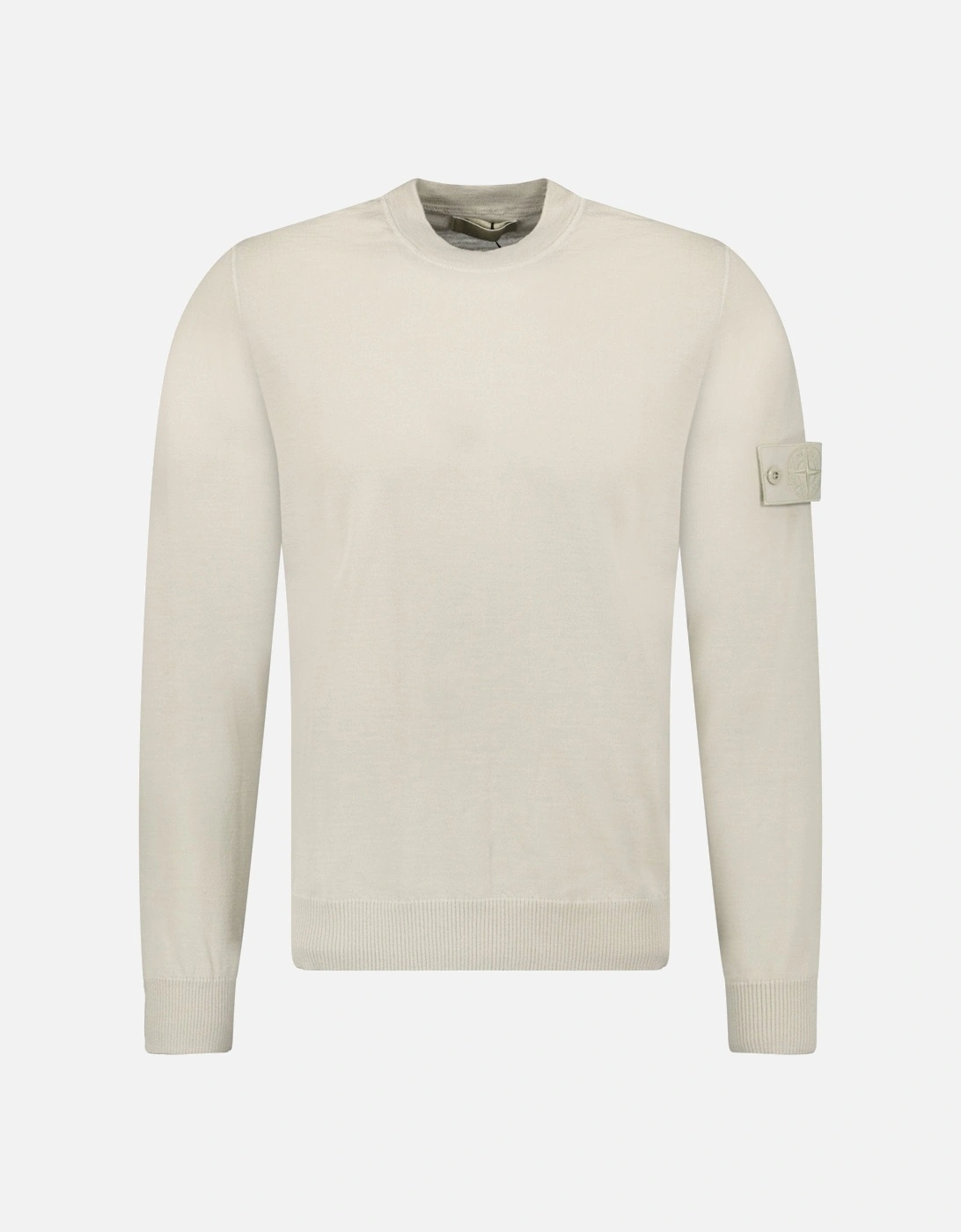 Ghost Wool Crew Neck Jumper Beige, 6 of 5
