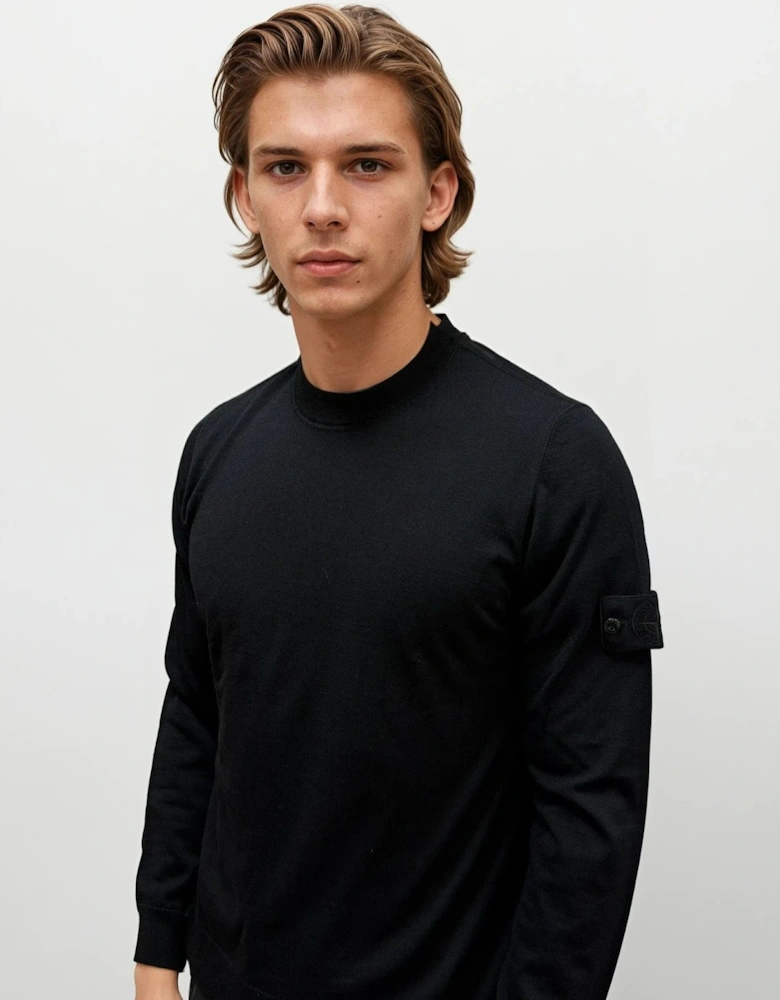Ghost Wool Crew Neck Jumper Black