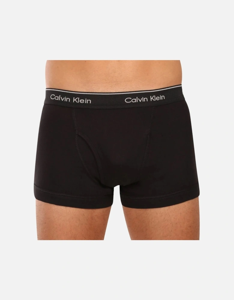 3-Pack Pure Cotton Boxer Trunks, Turbulence / Adrenaline Rush / Black