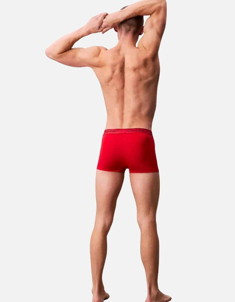 3-Pack Icon Microfibre Stretch Low-Rise Boxer Trunks, Black / Sleet / Adrenaline Rush