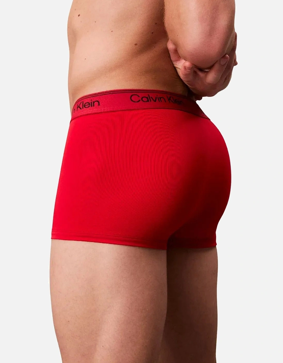 3-Pack Icon Microfibre Stretch Low-Rise Boxer Trunks, Black / Sleet / Adrenaline Rush