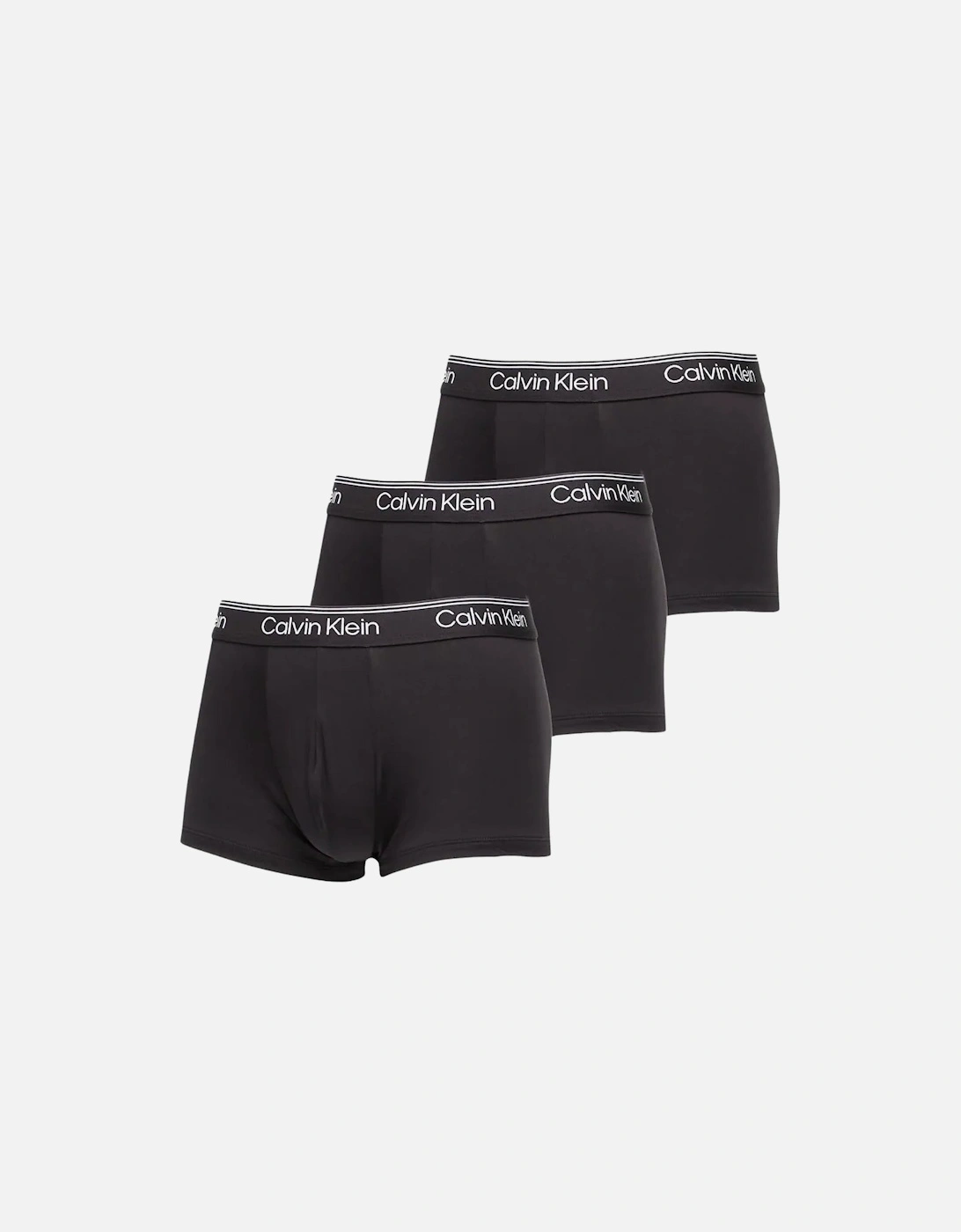 3-Pack Icon Microfibre Stretch Low-Rise Boxer Trunks, Black, 10 of 9