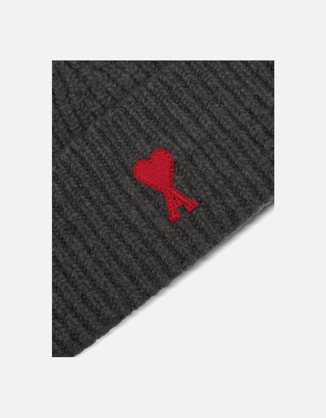 Felted Merino Wool Beanie Grey