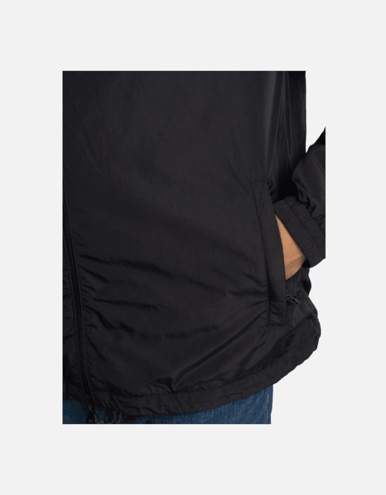 Core ID Lightwieight Hooded Black Jacket