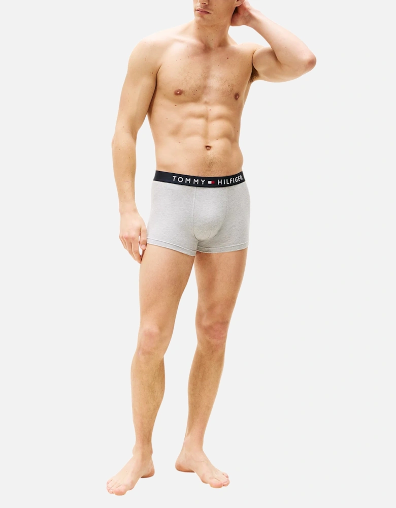 Mens Underwear 3 Pack Trunks Grey