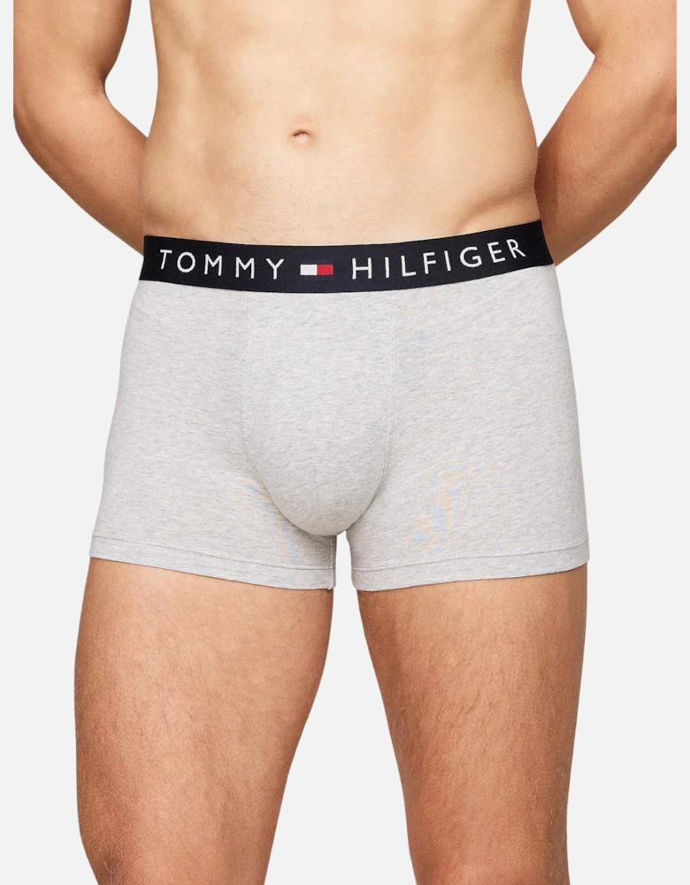 Mens Underwear 3 Pack Trunks Grey