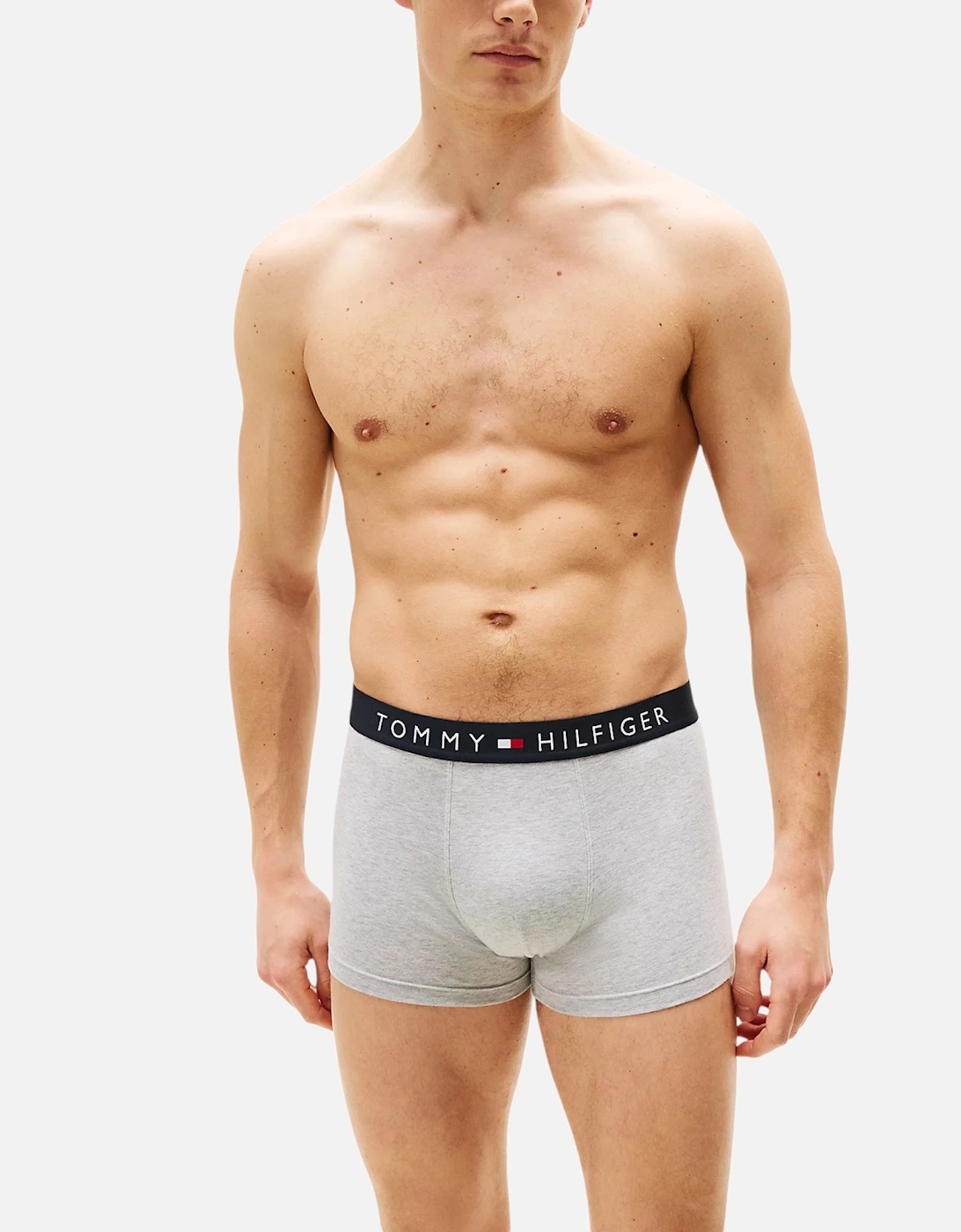 Mens Underwear 3 Pack Trunks Grey
