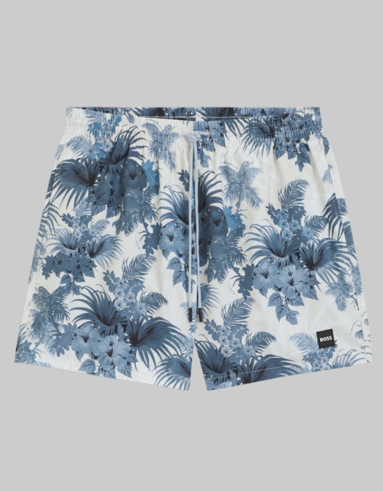 BOSS Piranha Swim Shorts, Open Blue