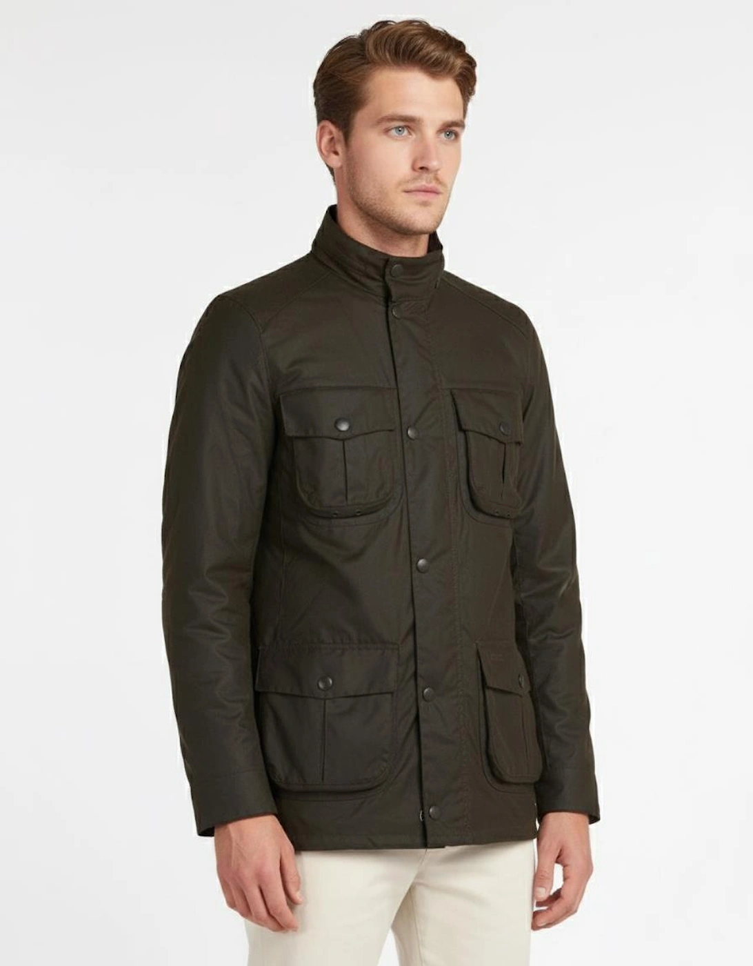 Corbridge Mens Wax Jacket - Olive