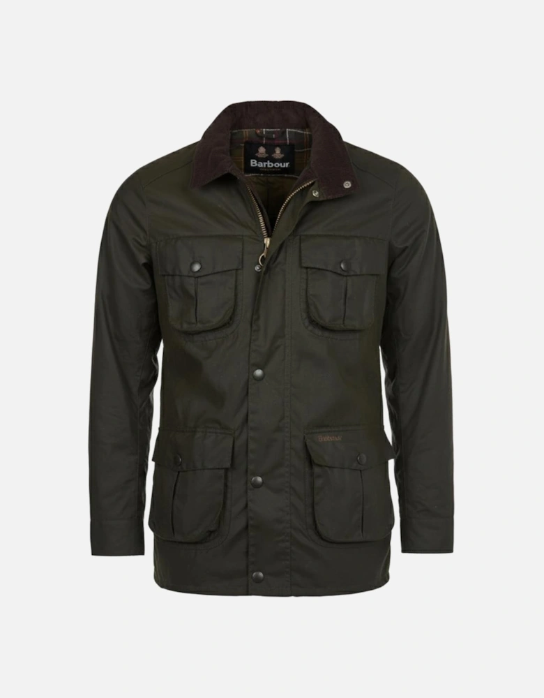 Corbridge Mens Wax Jacket - Olive