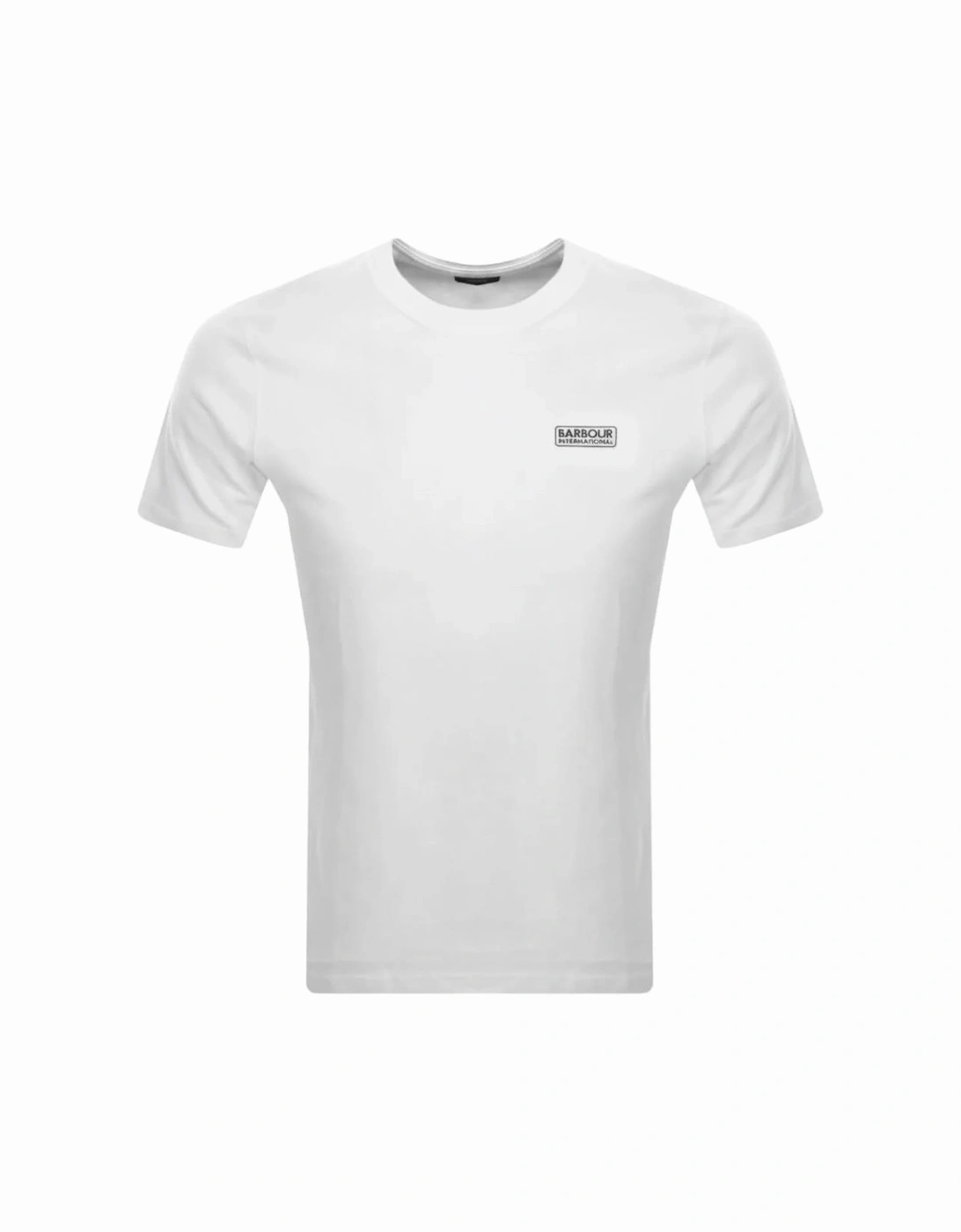 Small Logo Mens T-Shirt - White/Black, 8 of 7