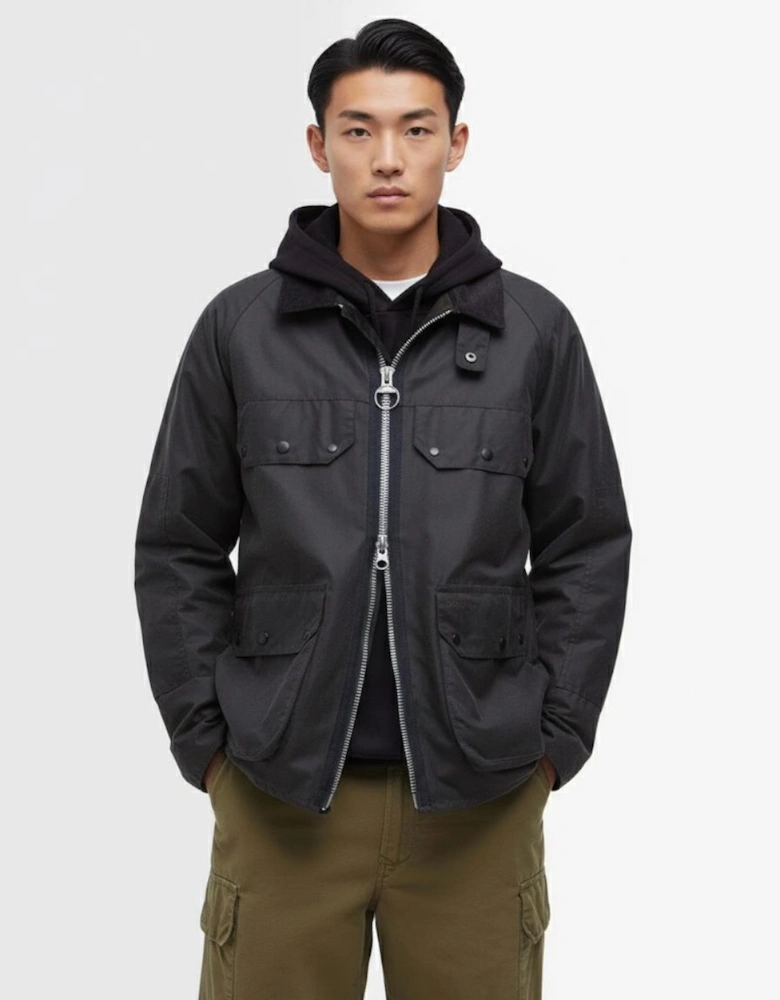 Re-Engineered Short  Bedale Mens Wax Jacket