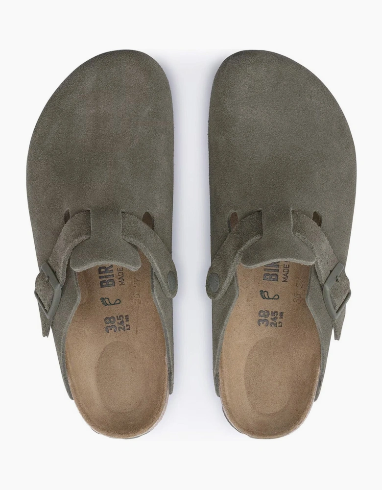 Birkenstock Boston Suede Sandals
