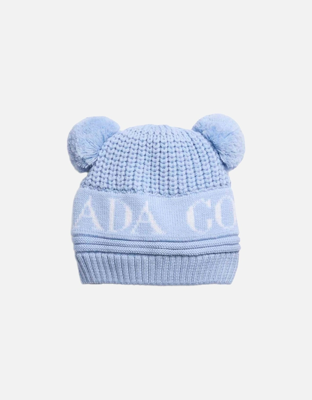Kids Double Pom Hat Blue, 5 of 4