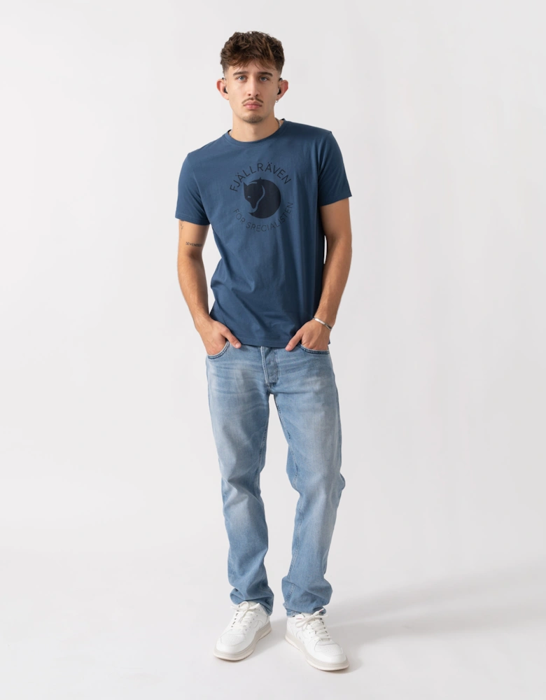 Fox Mens T-Shirt - Indigo Blue 534