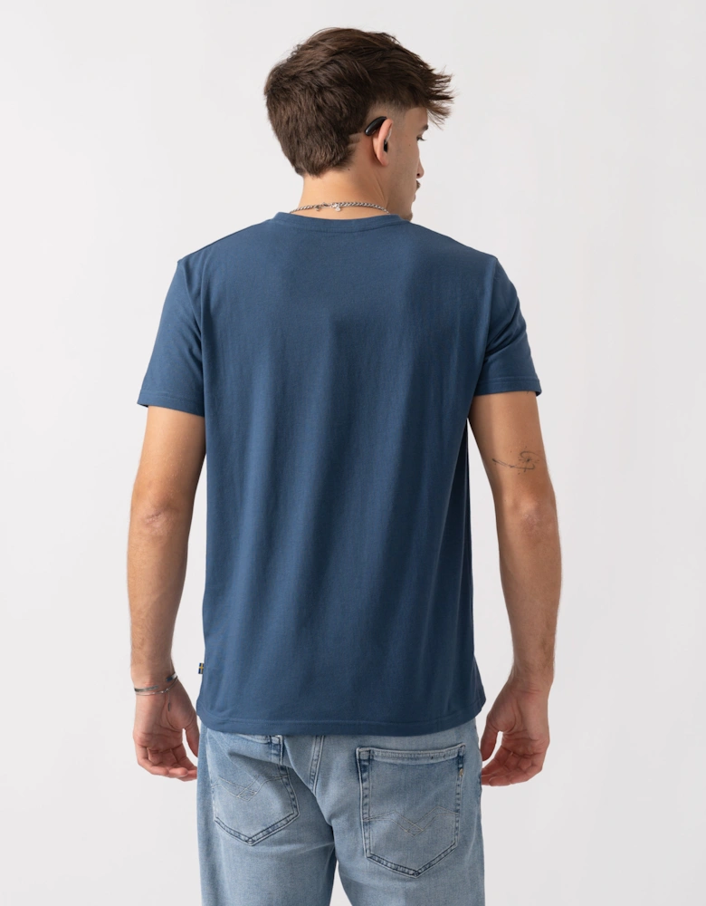 Fox Mens T-Shirt - Indigo Blue 534