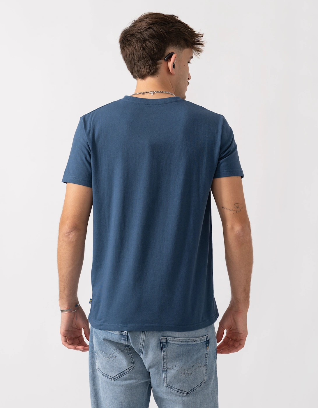 Fox Mens T-Shirt - Indigo Blue 534