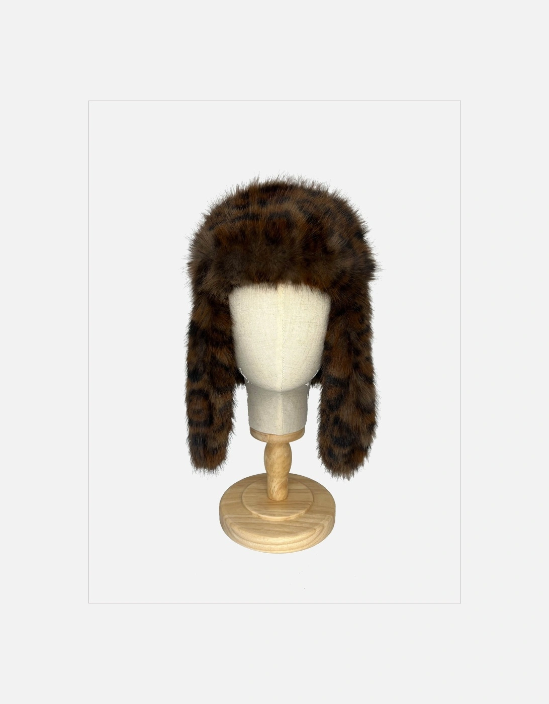 AW25 Billie Faux Fur Trapper-Chocolate Leo