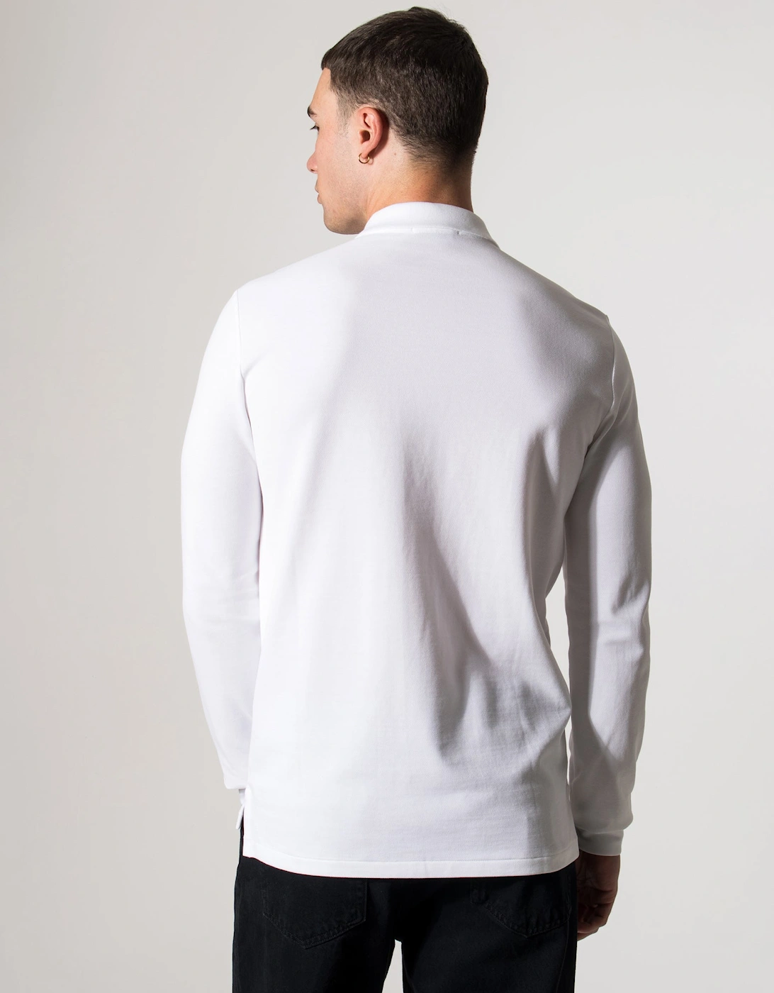 Custom Slim Fit Long Sleeve Polo Shirt
