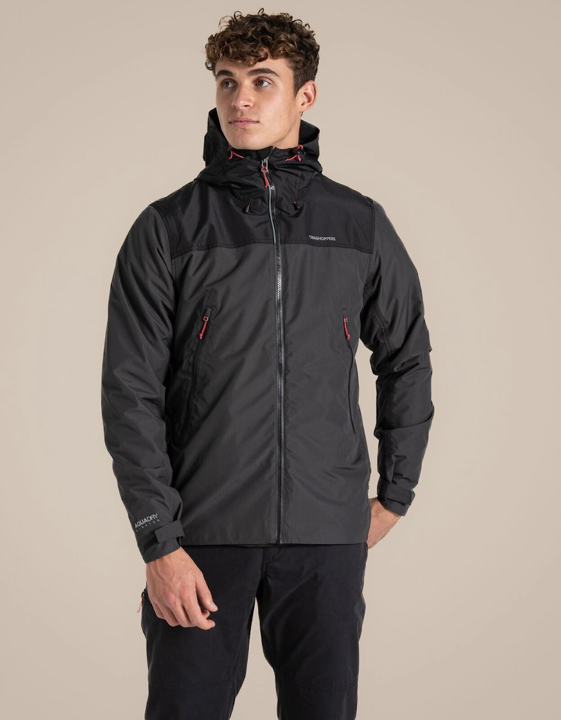 Mens Vanth Breathable Waterproof Jacket, 2 of 1