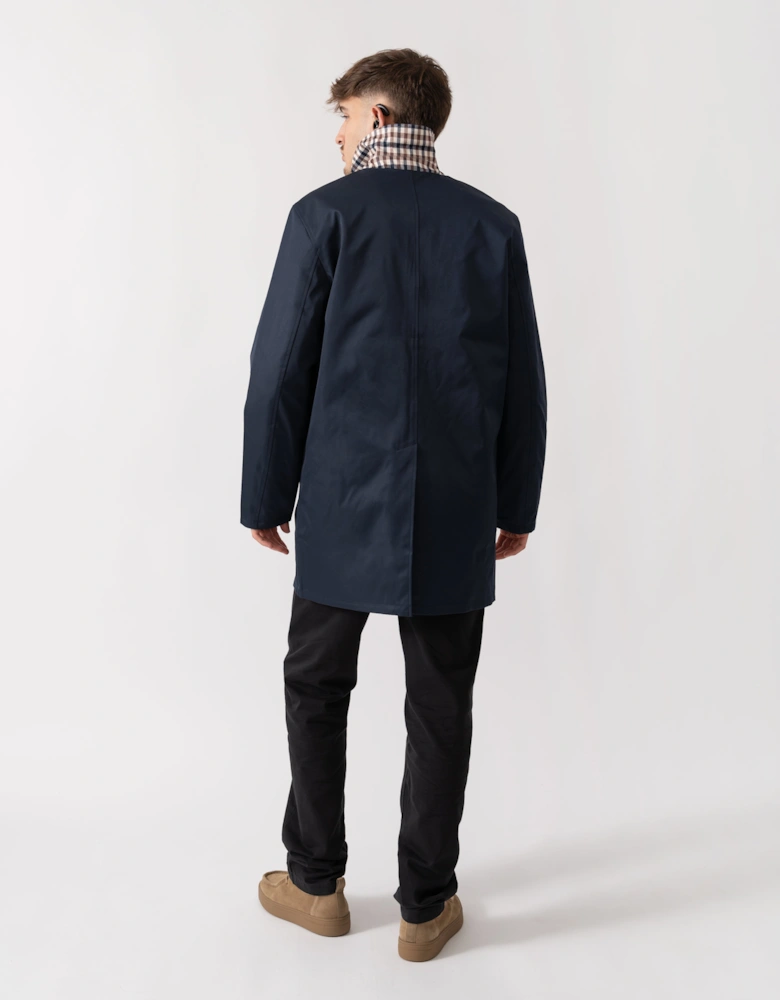 Mens Archival Reversible Mid Coat - Navy 11