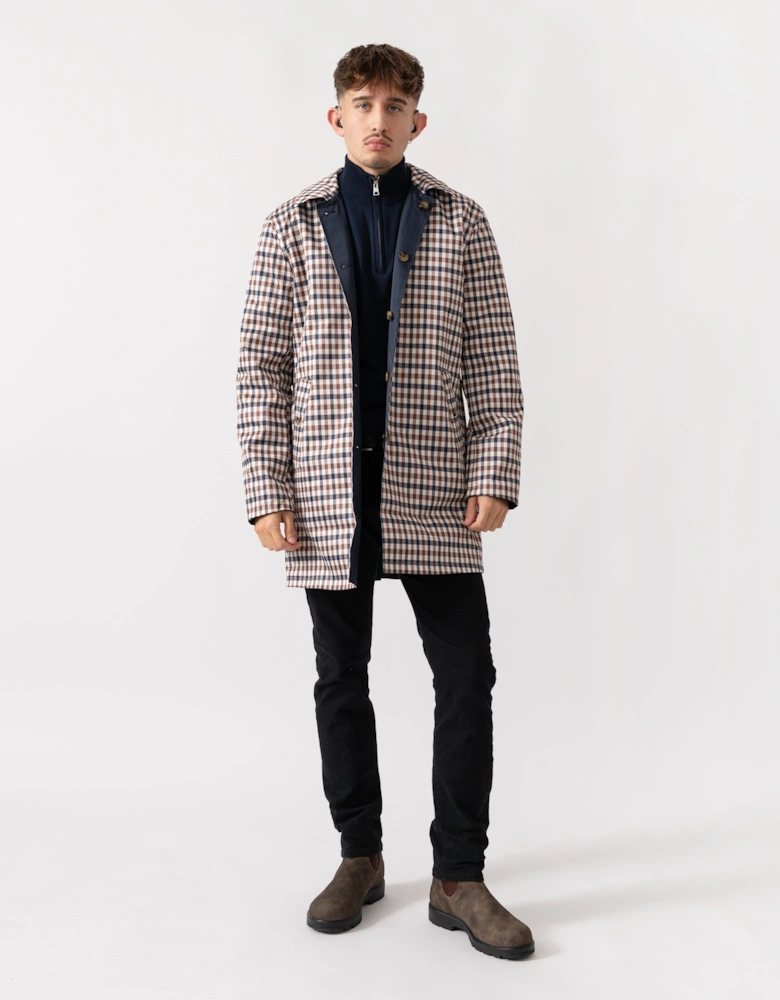 Mens Archival Reversible Mid Coat - Navy 11