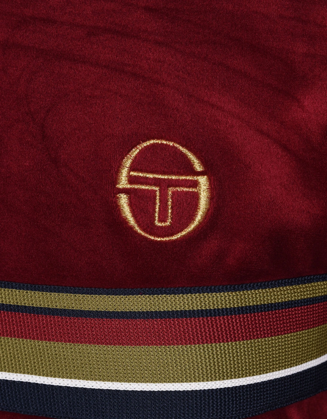 Ayme Velour T-Shirt Rhubarb/Gold